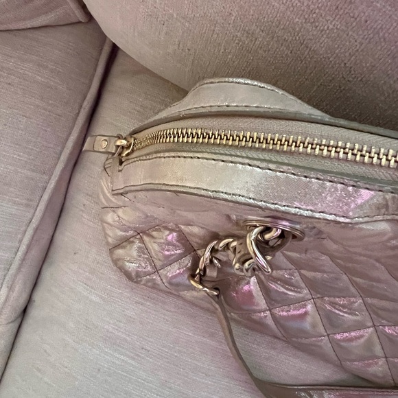 kate Spade Gold Coast Georgina Quilted Handbag Chain Link Straps -authentic - Picture 4 of 10